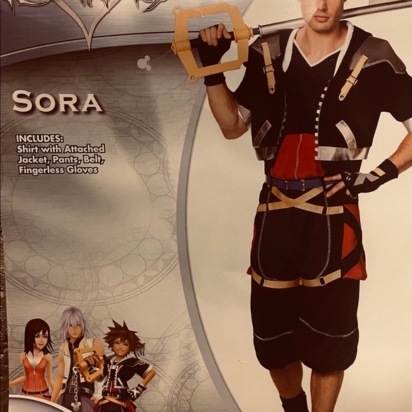 Disney Sora Cosplay Costume - Kingdom Hearts - Picture 7 of 9